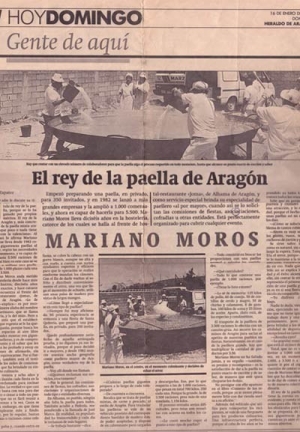 El rey de la paella de Arag�n'